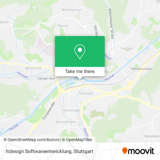 Карта Itdesign Softwareentwicklung