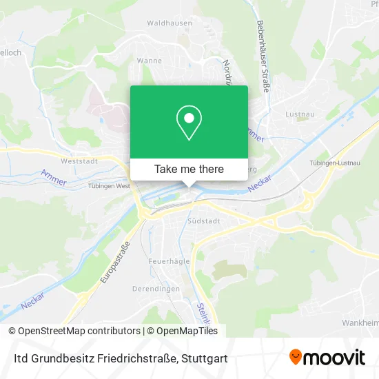 Карта Itd Grundbesitz Friedrichstraße