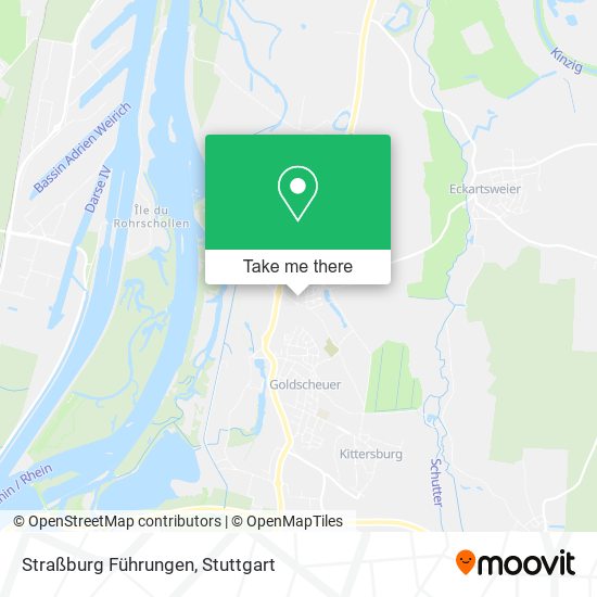 Straßburg Führungen map