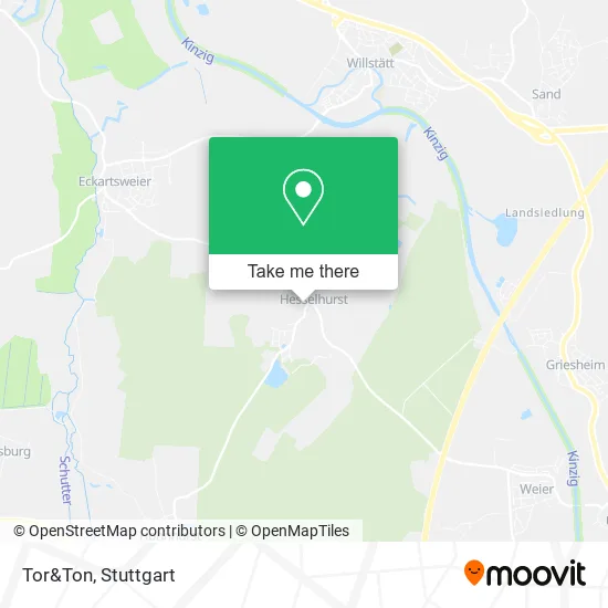 Tor&Ton map