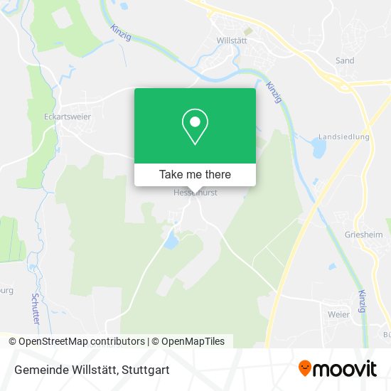 Gemeinde Willstätt map