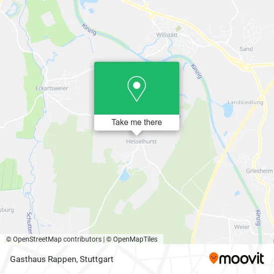 Карта Gasthaus Rappen