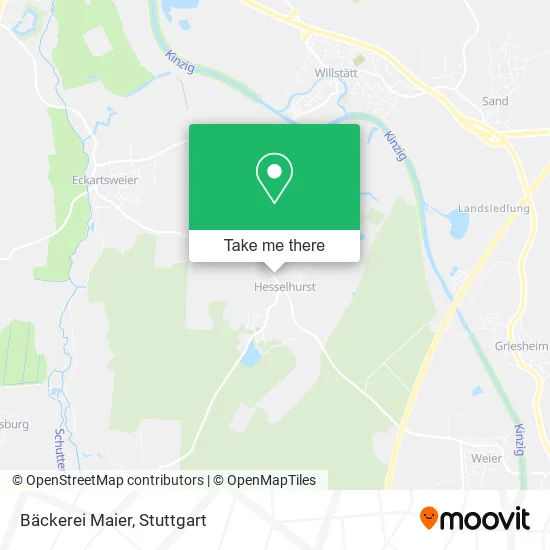 Карта Bäckerei Maier