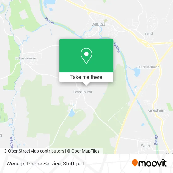 Карта Wenago Phone Service