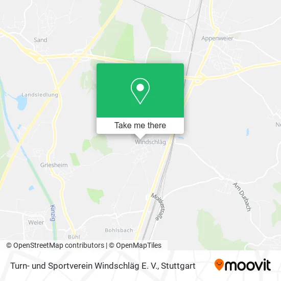 Карта Turn- und Sportverein Windschläg E. V.