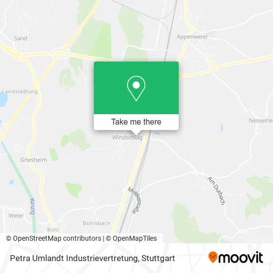 Карта Petra Umlandt Industrievertretung