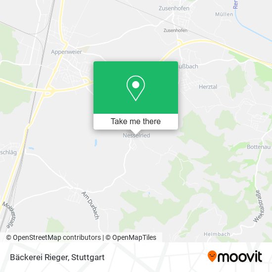 Bäckerei Rieger map