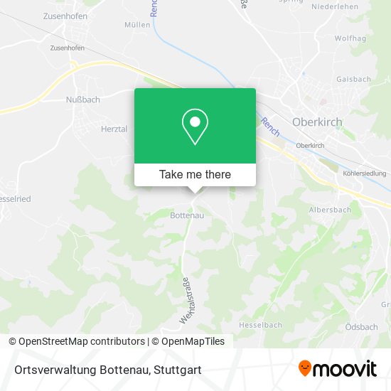 Ortsverwaltung Bottenau map