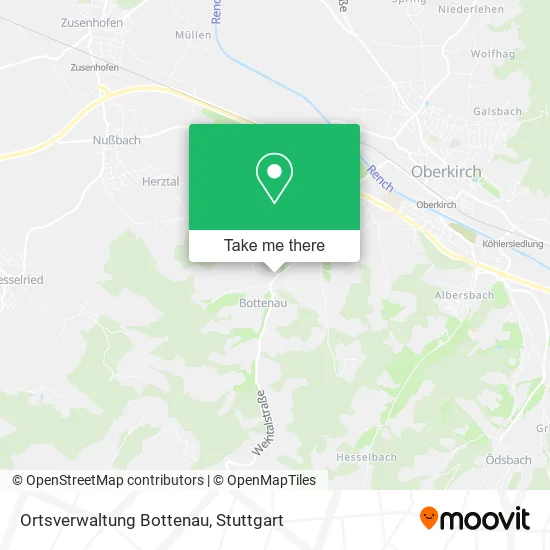 Карта Ortsverwaltung Bottenau