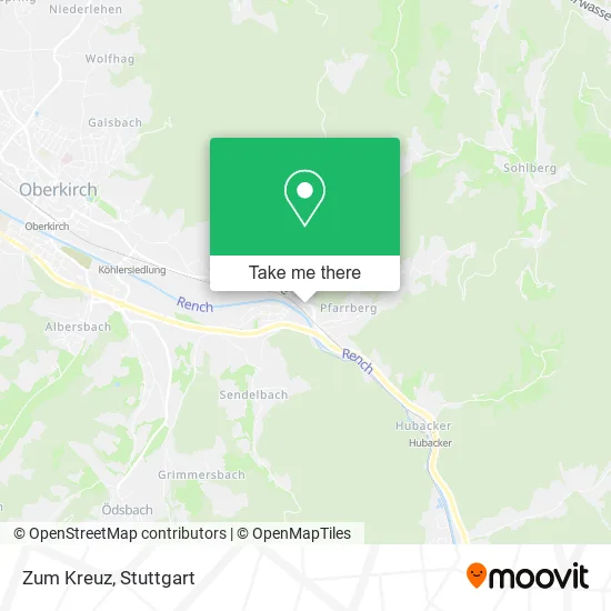Карта Zum Kreuz
