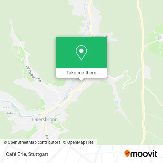 Карта Café Erle