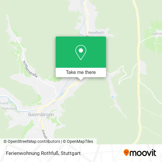 Карта Ferienwohnung Rothfuß