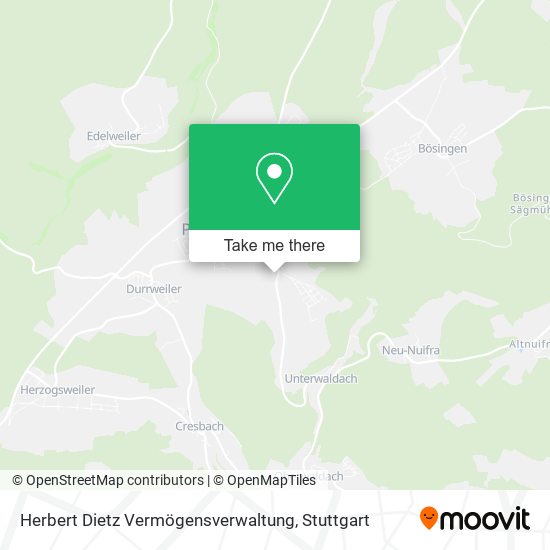 Herbert Dietz Vermögensverwaltung map