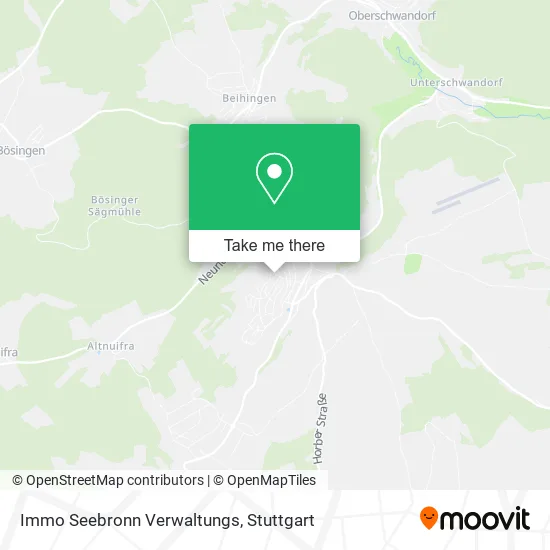 Карта Immo Seebronn Verwaltungs