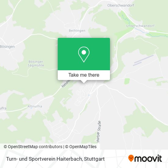 Turn- und Sportverein Haiterbach map