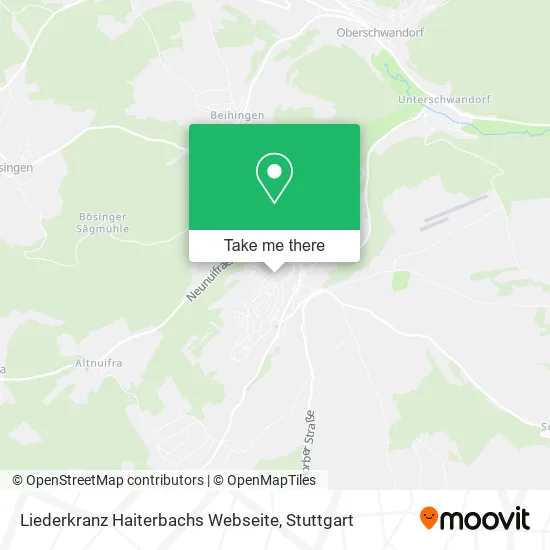 Карта Liederkranz Haiterbachs Webseite