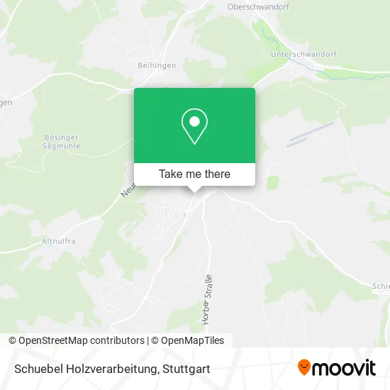 Карта Schuebel Holzverarbeitung