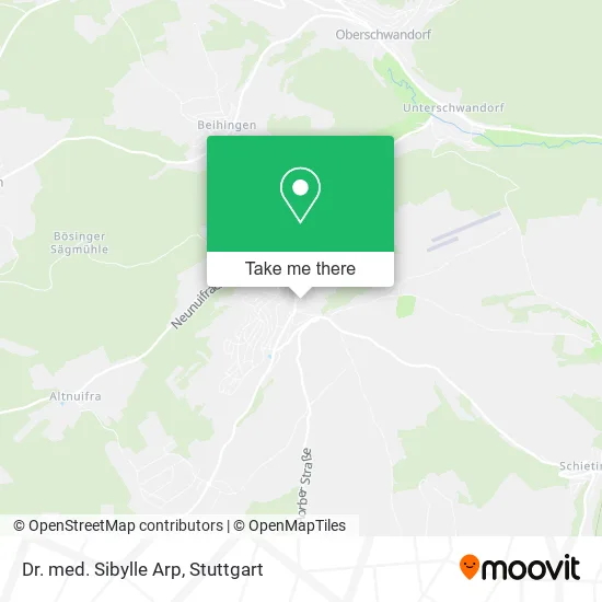 Карта Dr. med. Sibylle Arp
