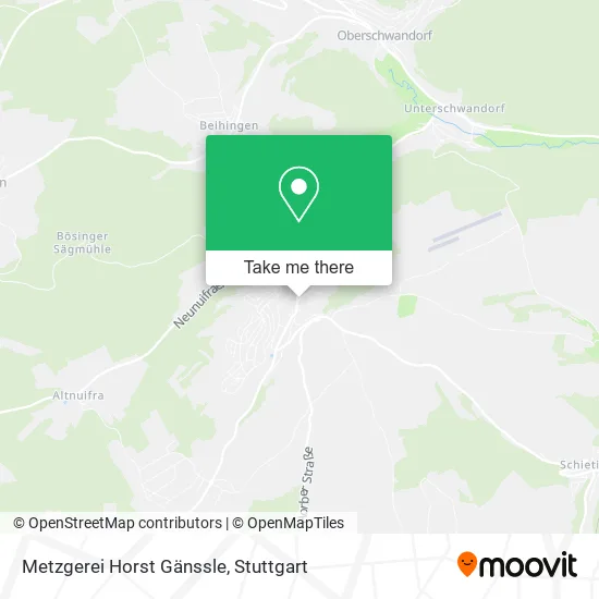 Карта Metzgerei Horst Gänssle