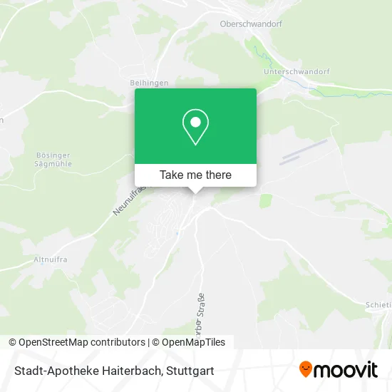 Карта Stadt-Apotheke Haiterbach