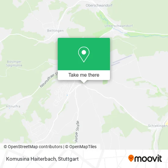 Карта Komusina Haiterbach