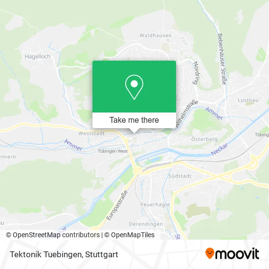Карта Tektonik Tuebingen
