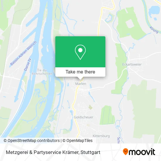 Карта Metzgerei & Partyservice Krämer