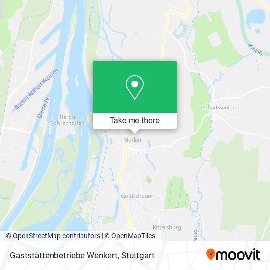 Gaststättenbetriebe Wenkert map