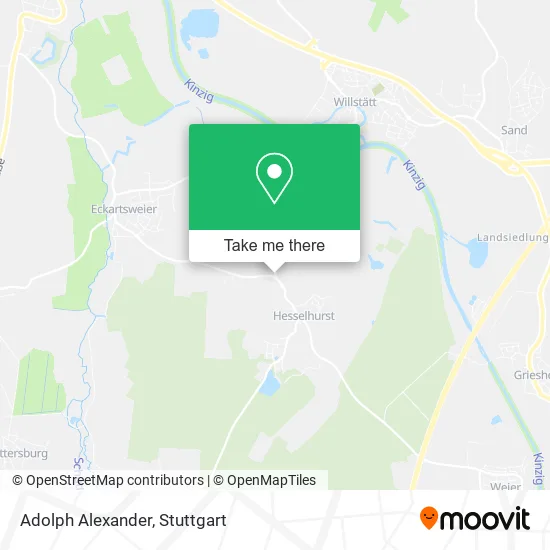 Карта Adolph Alexander