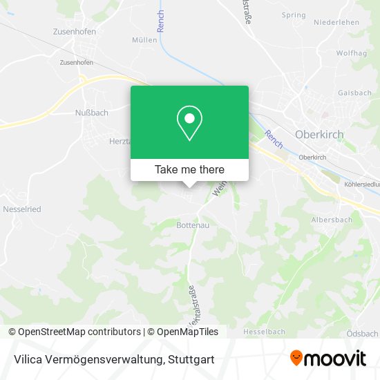 Vilica Vermögensverwaltung map