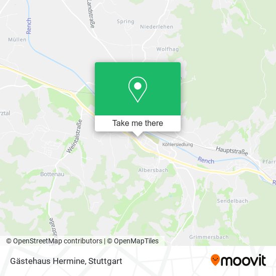 Gästehaus Hermine map
