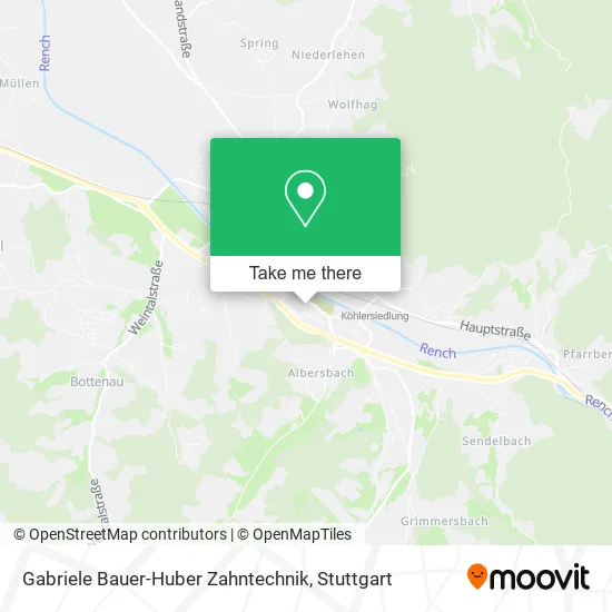 Карта Gabriele Bauer-Huber Zahntechnik