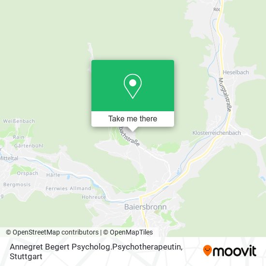 Annegret Begert Psycholog.Psychotherapeutin map