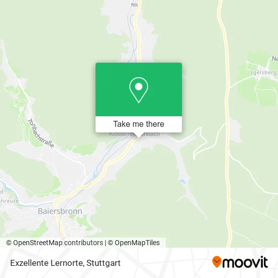 Карта Exzellente Lernorte
