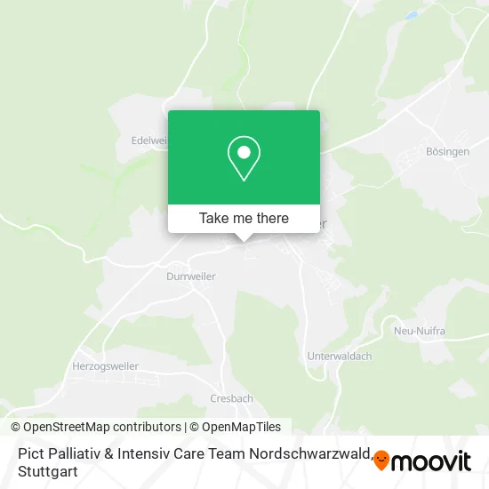 Карта Pict Palliativ & Intensiv Care Team Nordschwarzwald