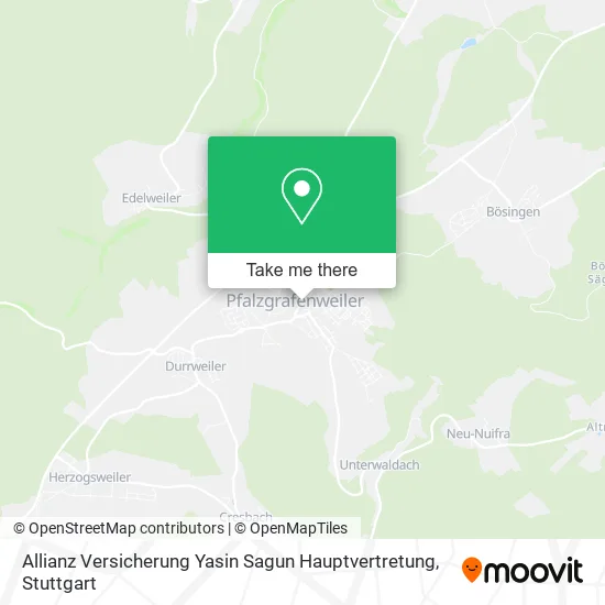 Карта Allianz Versicherung Yasin Sagun Hauptvertretung