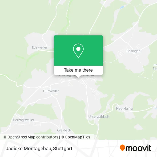 Карта Jädicke Montagebau