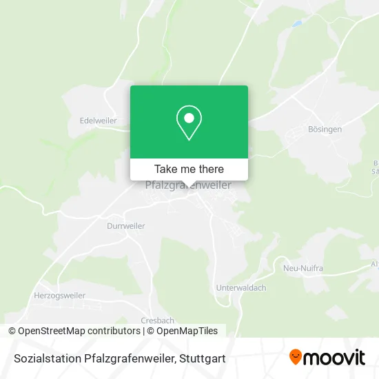 Карта Sozialstation Pfalzgrafenweiler