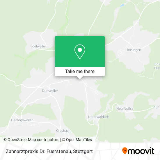 Карта Zahnarztpraxis Dr. Fuerstenau