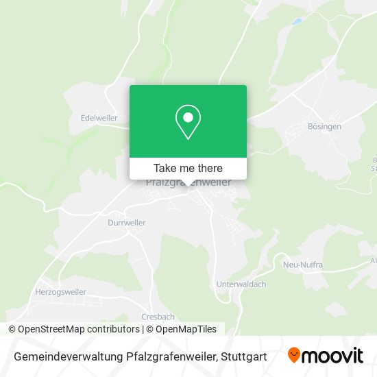 Gemeindeverwaltung Pfalzgrafenweiler map