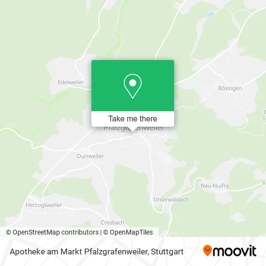Карта Apotheke am Markt Pfalzgrafenweiler
