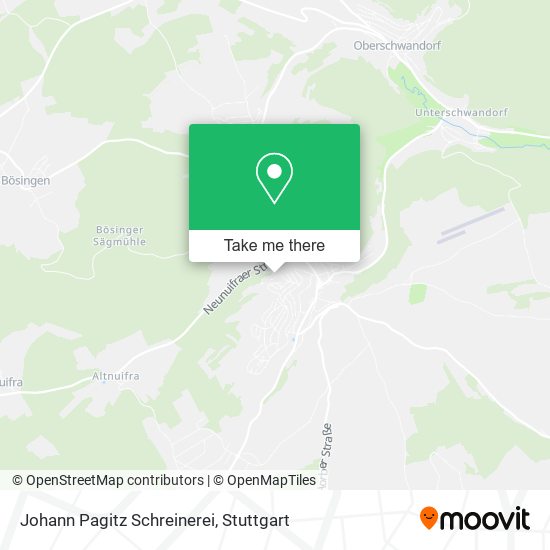 Johann Pagitz Schreinerei map