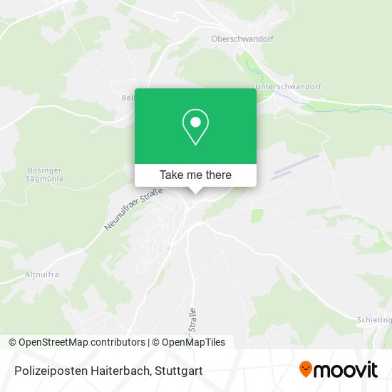 Polizeiposten Haiterbach map