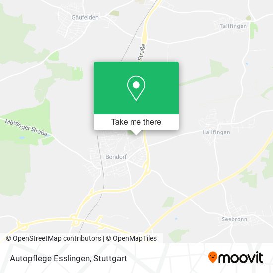 Карта Autopflege Esslingen