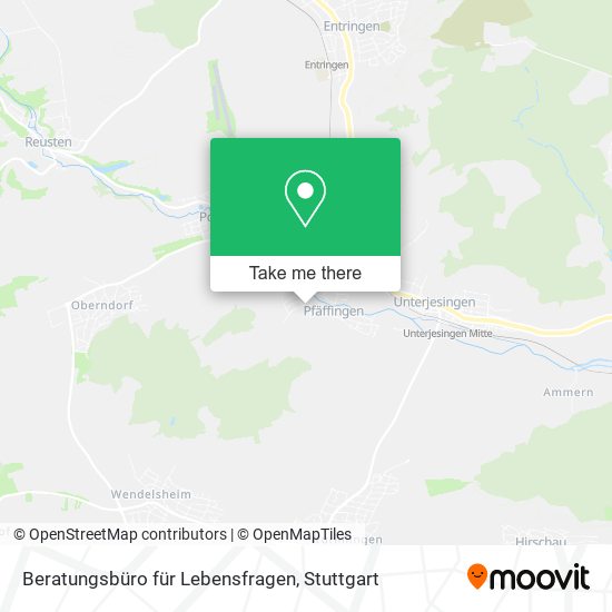 Beratungsbüro für Lebensfragen map