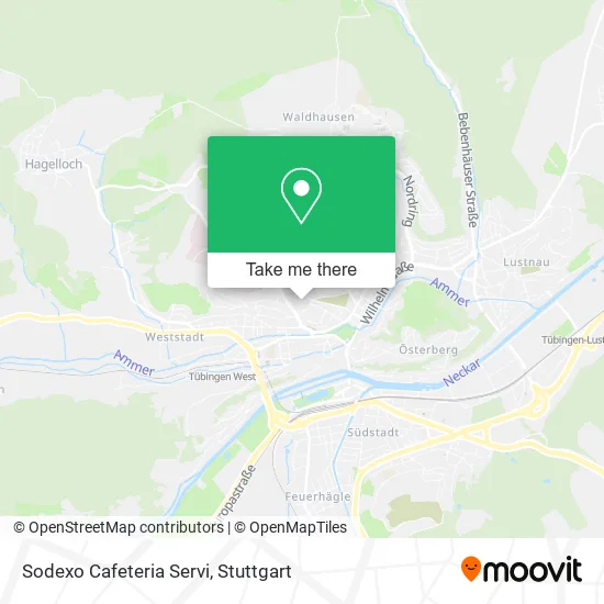 Карта Sodexo Cafeteria Servi