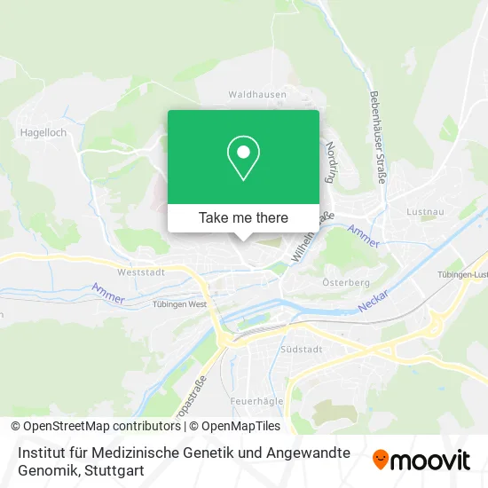Карта Institut für Medizinische Genetik und Angewandte Genomik