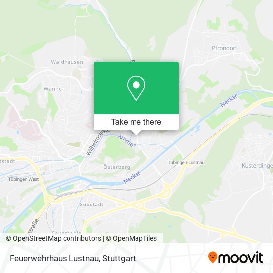 Feuerwehrhaus Lustnau map