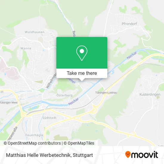 Карта Matthias Helle Werbetechnik