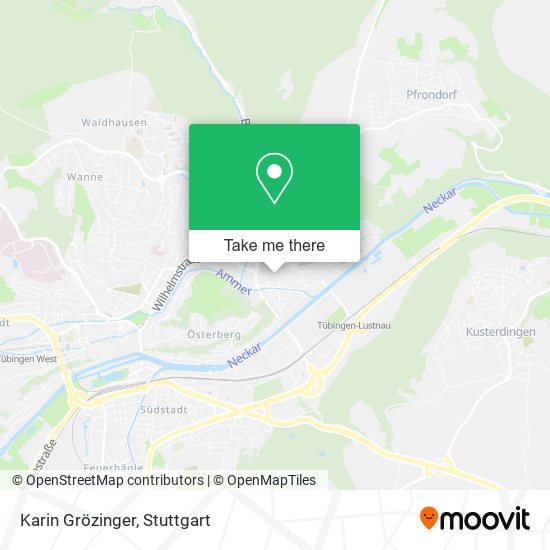 Karin Grözinger map